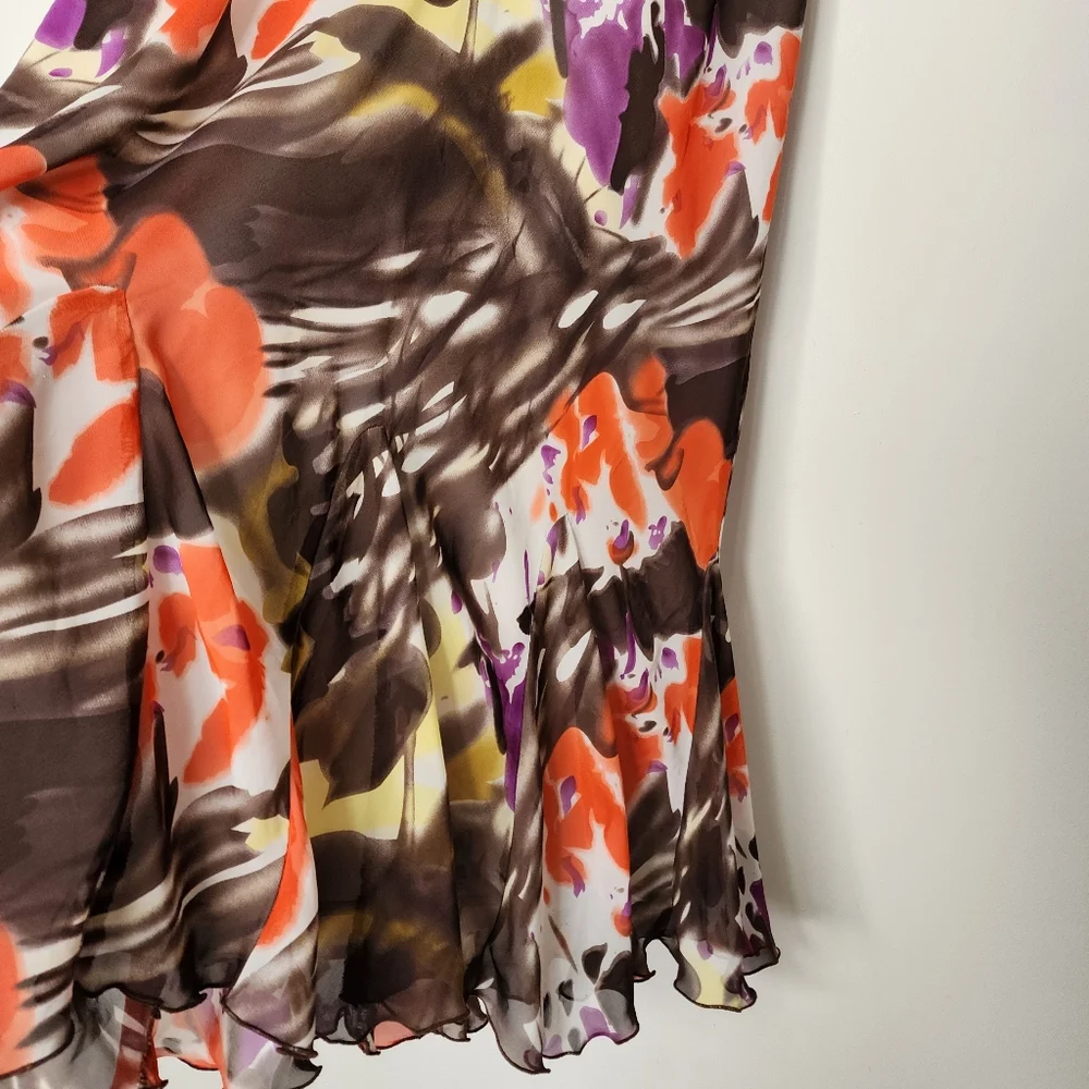 Cato‎ floral chiffon maxi skirt  plus size 18/20